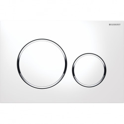 Pack DuoFix 320 + Plaque de Commande Sigma 20 Blanc Chrome (SETUP320-PRO5)