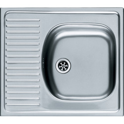 Franke EUROSTAR - évier Acier inoxydable ETN611-58, 580x510 mm + siphon (101.0286.108)