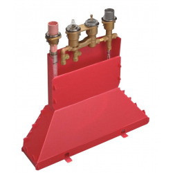 Axor Combiné thermostatique 4 trous. Corps d'encastrement pour montage sur bord de baignoire (15482180)