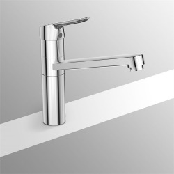 Ideal Standard Mitgeur d'évier, haut débit, chrome (BC135AA)