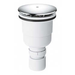 Clapet de vidage pour receveurs de douche UNIVERSAL, Chromé (49533000)