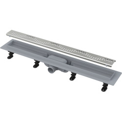 Caniveau de douche universel avec grille perforée 95 x 14,5 x 8 cm (CPZ8-950M)