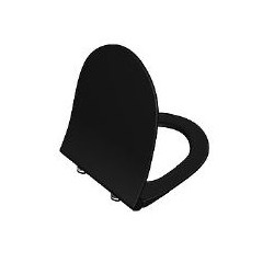 Vitra  SENTO Abattant ultra-fin frein de chute noir mat (120-083R009)