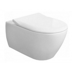 Villeroy & Boch Subway 2.0 combi-pack cuvette ovale Blanche CeramicPlus sans bride avec abattant softclose (5614R2R1)