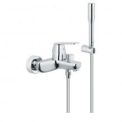 Grohe Eurosmart Cosmopolitan  Mitigeur monocommande 1/2" bain/douche avec Douchette à main 1 jet, Chrome (32832000)