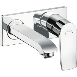 Metris - mitigeur de lavabo encastrée 165 mm Chromé (31085000)