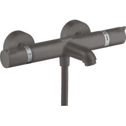 Hansgrohe Comfort Mitigeur Thermostatique bain/douche, Noir chromé brossé (13114340)