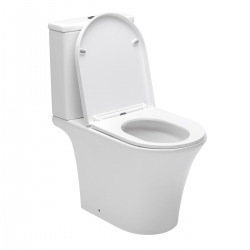  Combi WC à poser sans bride, avec abattant softclose - remplissage par le bas (SATBRE030RREXVP)