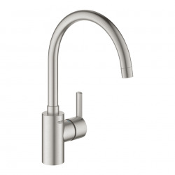 Grohe Feel, mitigeur monocommande évier, Supersteel (32670DC2)
