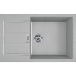Franke SIRIUS - 2.0 S2D 611-78 Tectonite® Evier à encastrer avec bac XL Gris