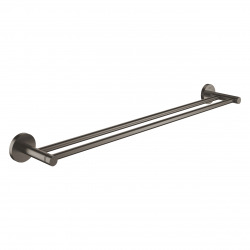 Grohe Essentials double barre porte-serviettes, hard graphite brossé (40802AL1)