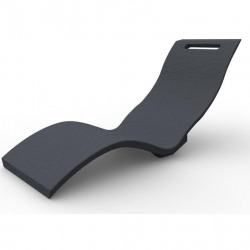 Serendipity - Chaise Longue  Effet Pierre Ergonomique Couleur Anthracite (S010/7016)