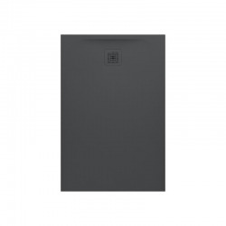 Receveur de douche en gel coat Marbond, extra-plat, évacuation sur le côté court 120x90, Gris (H2109580780001)