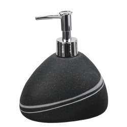 Optima Sidao Distributeur de savon en polyrésine, Noir (SID99)
