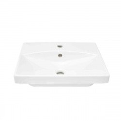  Brevis Lavabo suspendu avec trou pour robinetterie au milieu, 50,5x40x14cm (SATBRE5040S)