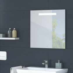 Villeroy & Boch More To See One Miroir mural avec éclairage LED encastré, lumière naturelle, 60x60cm, Classe énergétique A+ (A430A600)