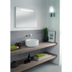  More To See One Miroir mural avec éclairage LED encastré, lumière naturelle, 80x60cm, Classe énergétique A+ (A430A500)