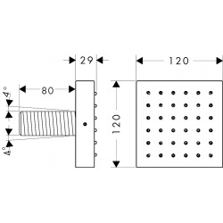  ShowerSolutions Module multifonctions : Douche de tête, douche d'épaule ou douchette latérale, Bronze brossé (28491140)