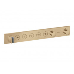 Hansgrohe ShowerSolutions Module thermostatique Select 670/90 encastré pour 5 sorties, Bronze brossé (18358140)
