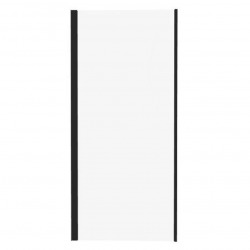 Pivot PPS-100 Paroi latérale fixe pour porte de douche 100x190cm, finition noire (90GA0300Z1)