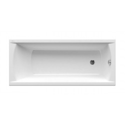 Swiss Aqua Technologies Fusion 160 x 70 cm Baignoire droite en acrylique, sans pieds, blanc (SIKOVR160)