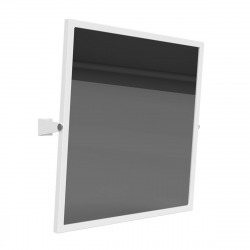 HELP Miroir mural inclinable PMR 60 x 60cm - Acier - Blanc (301401044)