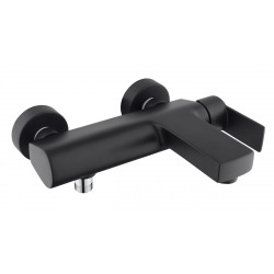  by Paffoni B-Way Set mitigeur bain/douche mécanique Douchette 1 jet Flexible 1,5m Noir mat SATBSBW222-SET2