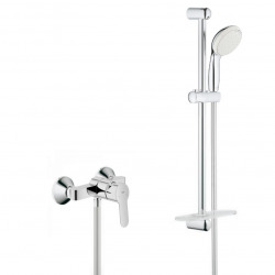 Grohe Set Mitigeur monocommande + Ensemble de douche complet 2 jets Tempesta 100 (MitigeurD1-TEMPESTA)