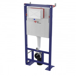  Pack WC Bâti-support Autoportant + WC SAT sans bride fixations invisibles + Abattant softclose + Plaque