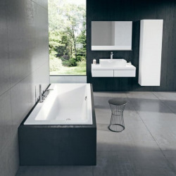 Ravak Formy 180 x 80 cm Baignoire droite en acrylique, sans pieds, blanc (C881300000)