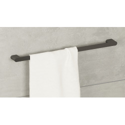  Simply R PVD Barre porte-serviettes 64,7cm, Gun métal (SATDSIMR23GM)