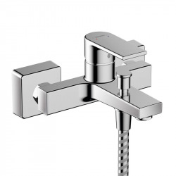 Hansgrohe Vernis Shape Mitigeur bain/douche avec cartouche céramique, Chrome (71450000)
