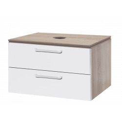Naturel Meuble Vario Chene / Blanc (VARIODESK90ZDBBL)