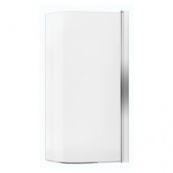 Siko 150x85 cm Fortuna Plus Pare-baignoire en verre, Chrome (VZFORTUNA150TCR)