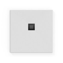 Receveur de douche carré SAT Alek 90x90 cm marbre coulé (SATALEK90QB)