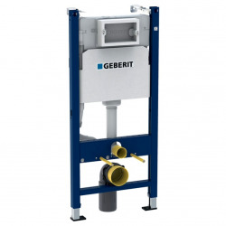  Pack Bati-support Geberit 112cm + Cuvette Swiss Aqua Technologies sans bride + Plaque blanche (SATrimlessGeb3)