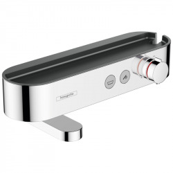  ShowerTablet Select Set Mitigeur Thermostatique douche/bain + Douchette 105mm 3 jets + Flexible douche 160cm + Barre 65cm
