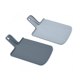 Joseph Joseph lot de 2 Chop2Pot Plus Small, planche à découper pliante, bleu (981003)