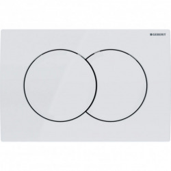 Pack WC Bati-support Geberit Duofix + WC Cuvette a fond creux sans bride O.novo Villeroy & Boch + Abattant softclose + Plaque bl