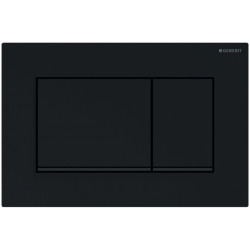 Pack WC bâti-support UP720 extra-plat + WC Infinitio noir mat sans bride + Abattant softclose + Plaque (SLIM-BlackInfinitio-A)