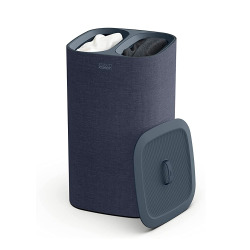 Joseph Joseph Tota panier de séparation du linge, facile à vider, 60 litres, noir (50002)