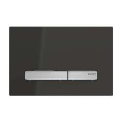 Geberit Plaque de déclenchement Sigma 50, noir boutons chrome (115.788.DW.2)