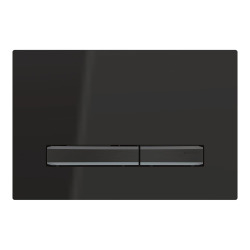 Plaque de déclenchement Sigma 50, blanc alpin boutons chrome (115.788.11.2)