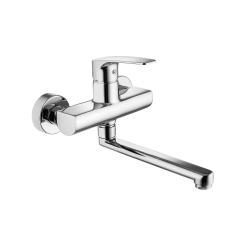 Swiss Aqua Technologies Project mitigeur monocommande pour évier 1/2", avec bras pivotant 200 mm, chromé (SATBSPRO261)