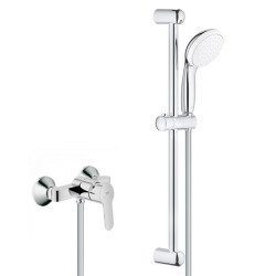 Grohe Set Mitigeur monocommande + Ensemble de douche complet 1 jet Tempesta 100 (MitigeurD1-TEMPESTA4)