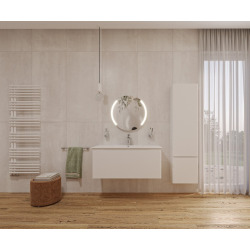  Lavabo 101x46cm pour meuble Naturel Modena, avec trop plein (M10046)