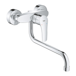 Grohe EUROSMART Mitigeur monocommande d'évier, Chrome(32224003)