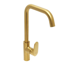 Swiss Aqua Technologies  Mitigeur d'évier SAT DARK avec bras pivotant or brossé (SATBSDA280LBZ)