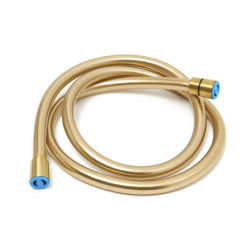 Dark flexible de douche 150 cm avec système anti-torsion, doré brossé (SATBSHPDABZ)