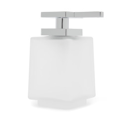  Distributeur de savon SAT Evolution S chrome/verre  (SATDEVOSDAV)